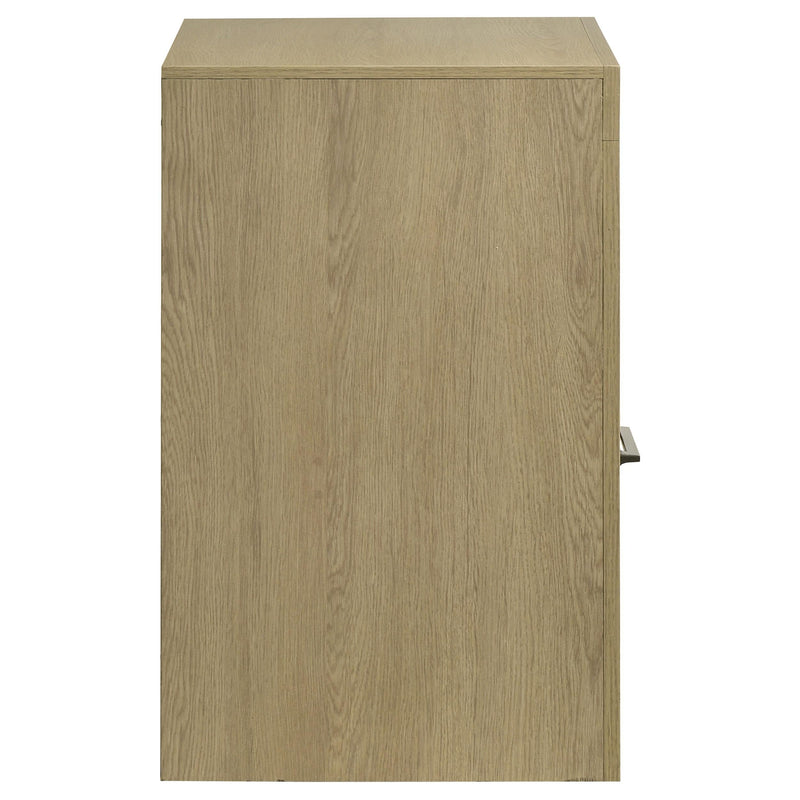 Hendricks 1-drawer Nightstand Bedside Table with Cubby Light Oak - 222652