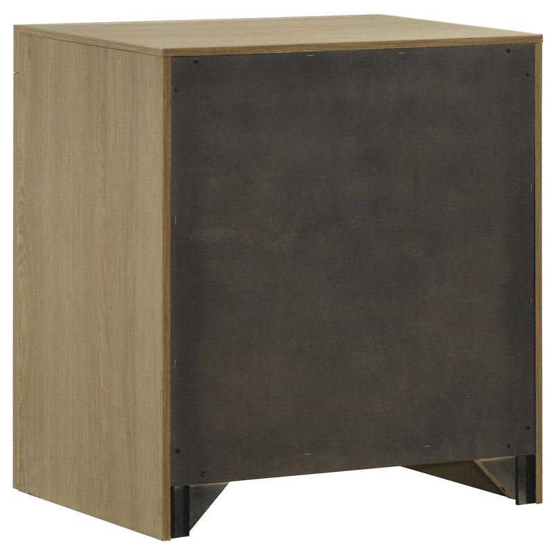 Hendricks 4-piece Queen Bedroom Set Light Oak - 222650Q-S4