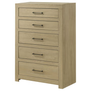 Hendricks 5-drawer Bedroom Chest of Drawers Light Oak - 222655