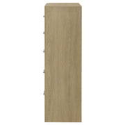 Hendricks 5-drawer Bedroom Chest of Drawers Light Oak - 222655