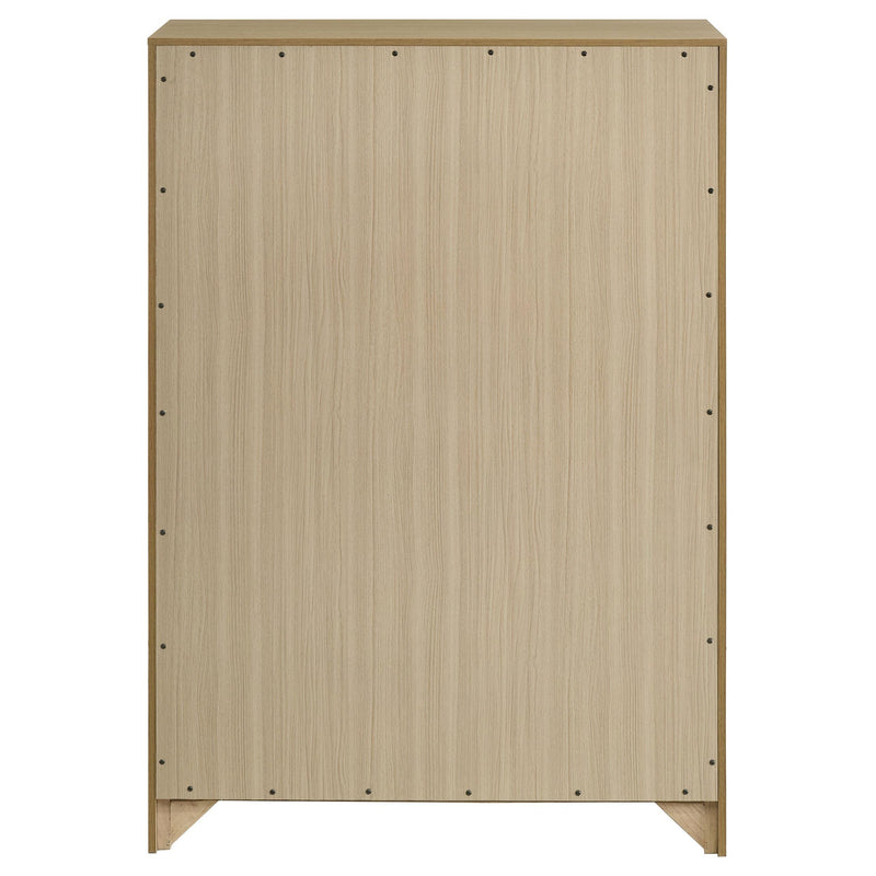 Hendricks 5-drawer Bedroom Chest of Drawers Light Oak - 222655