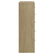 Hendricks 5-drawer Bedroom Chest of Drawers Light Oak - 222655