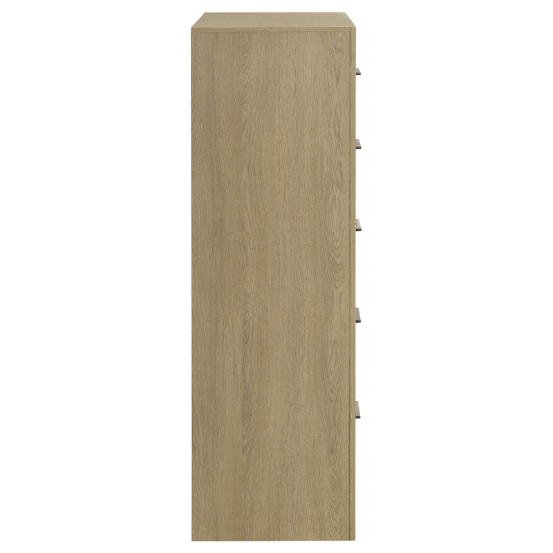Hendricks 5-drawer Bedroom Chest of Drawers Light Oak - 222655