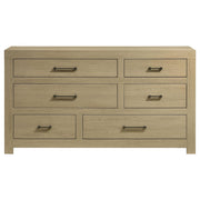 Hendricks 6-drawer Bedroom Dresser Storage Cabinet Light Oak - 222653
