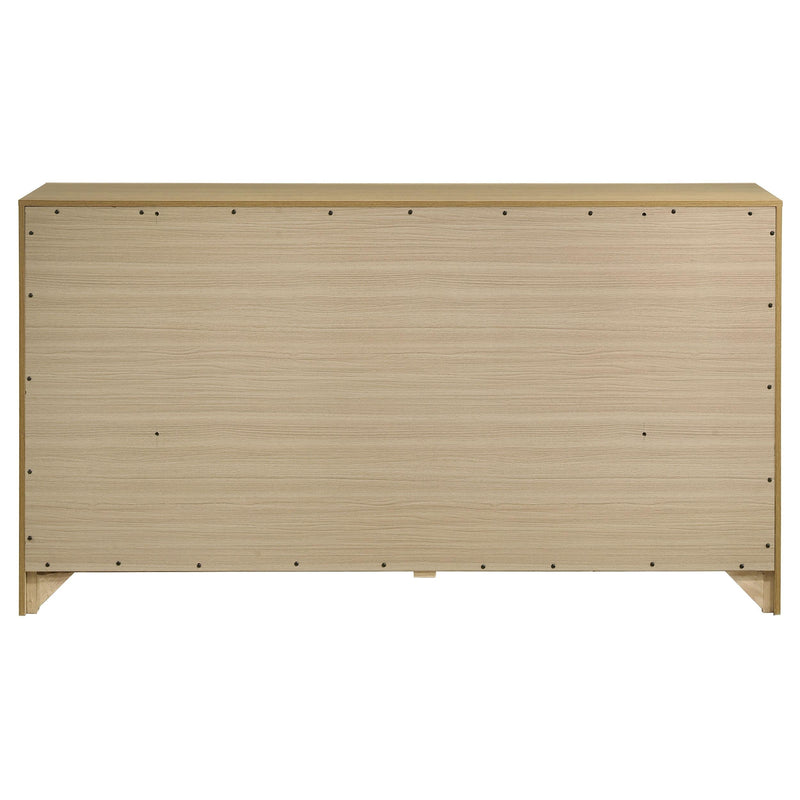 Hendricks 6-drawer Bedroom Dresser Storage Cabinet Light Oak - 222653