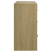 Hendricks 6-drawer Bedroom Dresser Storage Cabinet Light Oak - 222653