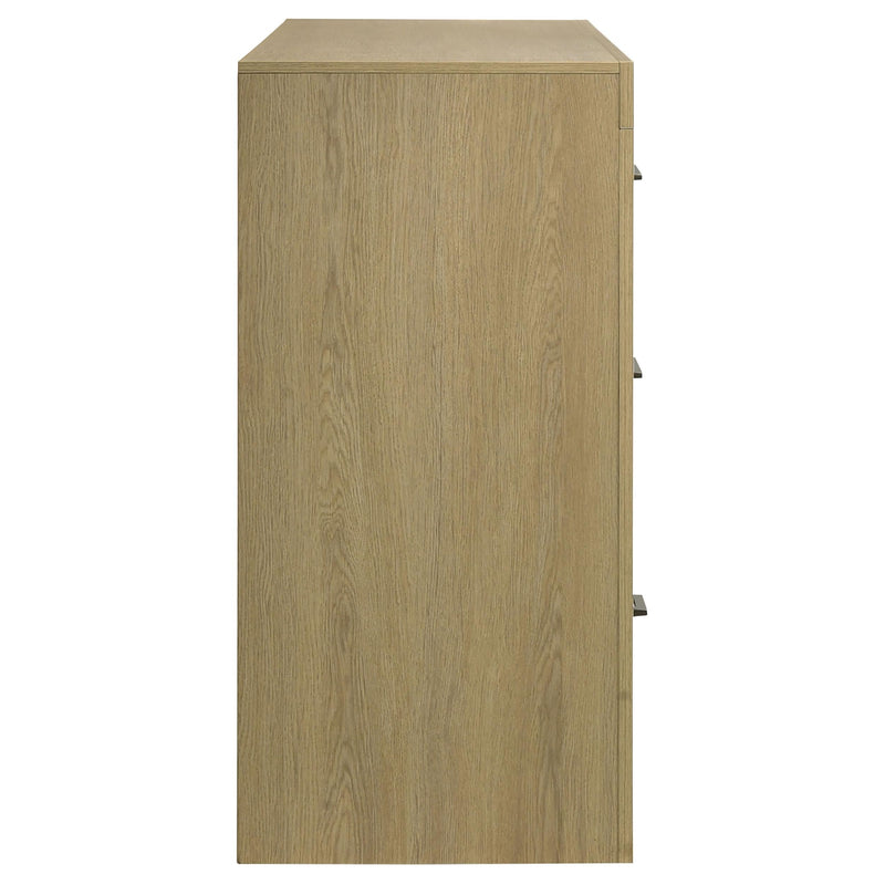 Hendricks 6-drawer Bedroom Dresser Storage Cabinet Light Oak - 222653