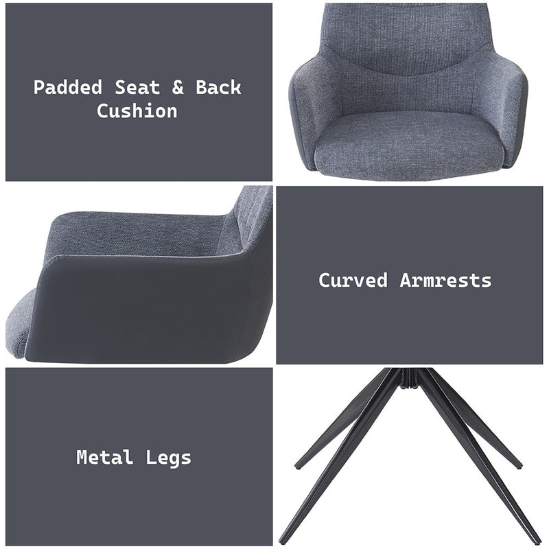 Hester Arm Chair (Set-2) - DN03687