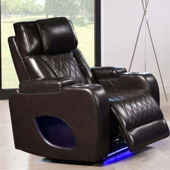 Hialeah Brown Chair - HIALEAH-BRWN-CHR
