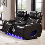 Hialeah Brown Sofa & Loveseat & Chair - HIALEAH-BN-SLC