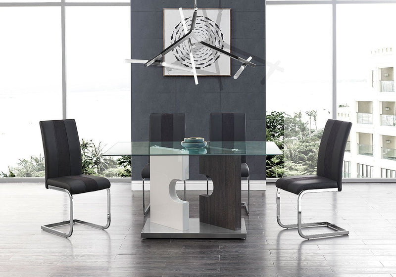 Hialeah Grey Dining Room Set - Lara FurnitureDining Room Set