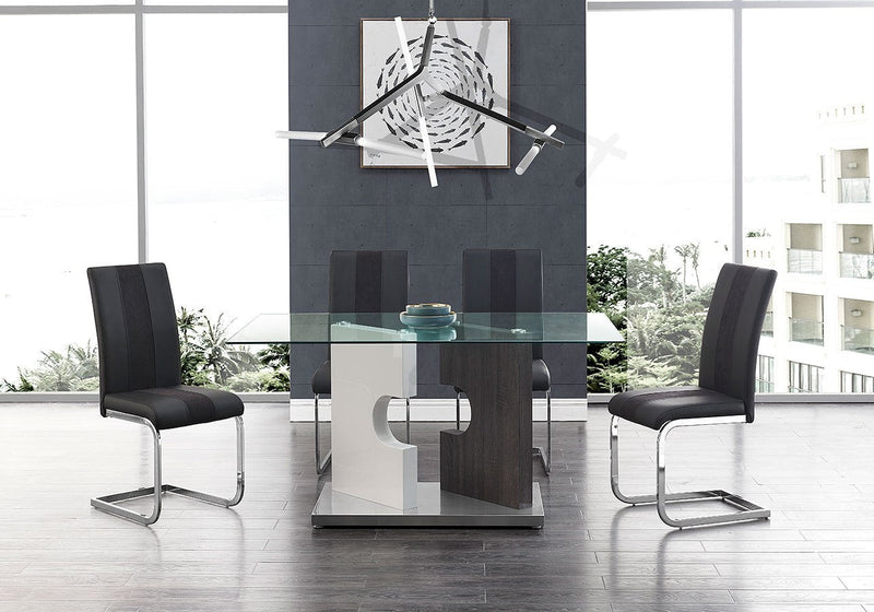 Hialeah Grey Dining Room Set - Lara FurnitureDining Room Set
