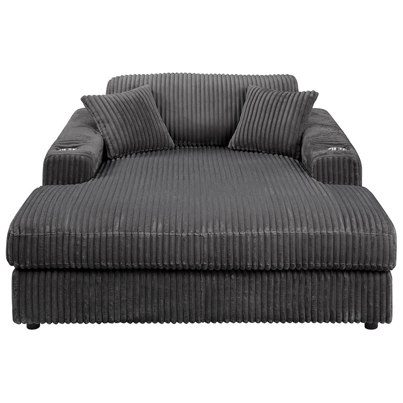 Hilde Chaise w/2 Pillows - LV03691