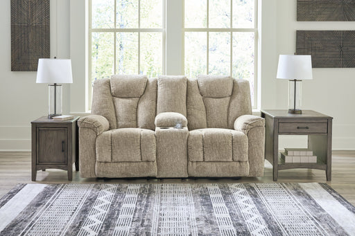 Hindmarsh Power Reclining Loveseat with Console - 9030918