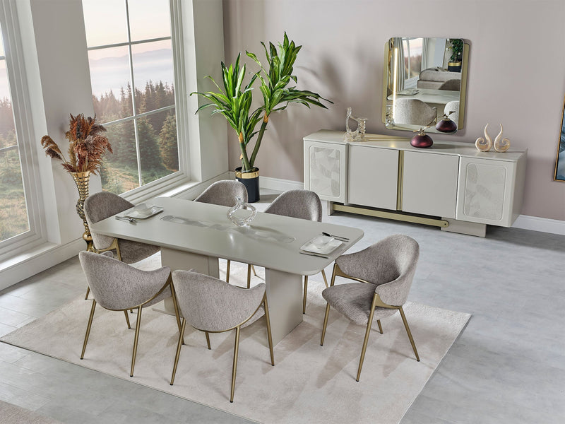 Hisar Dining Table - 200-MUM-HIS-DT-6