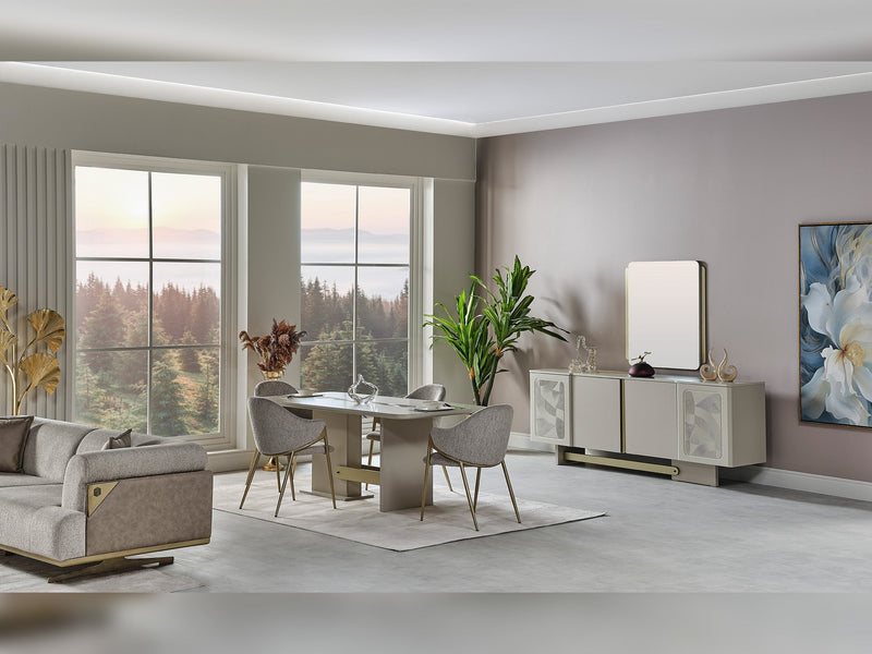 Hisar Dining Table - 200-MUM-HIS-DT-6
