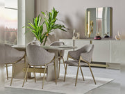 Hisar Diningroom (Consol With Mirror & Dining Table & 6 Dining Chair) - 200-MUM-HIS-DT-6-SET