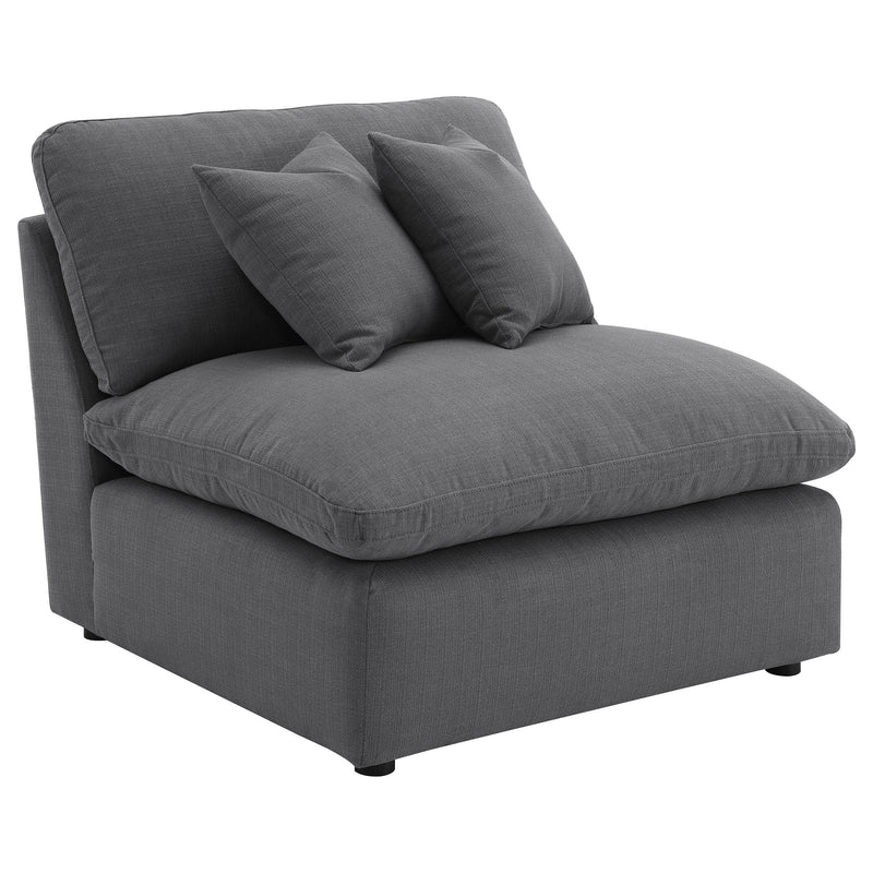 Hobson 5-piece Upholstered Modular Sectional Sofa Charcoal - 551455-SETA
