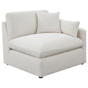 Hobson 6-piece Upholstered Modular Sectional Sofa Ivory - 551451-SET