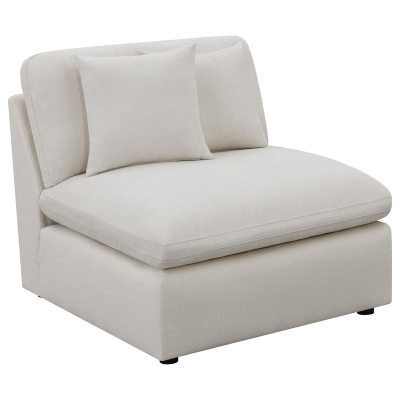 Hobson 6-piece Upholstered Modular Sectional Sofa Ivory - 551451-SET