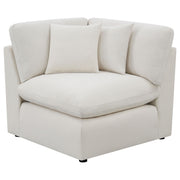 Hobson 6-piece Upholstered Modular Sectional Sofa Ivory - 551451-SET