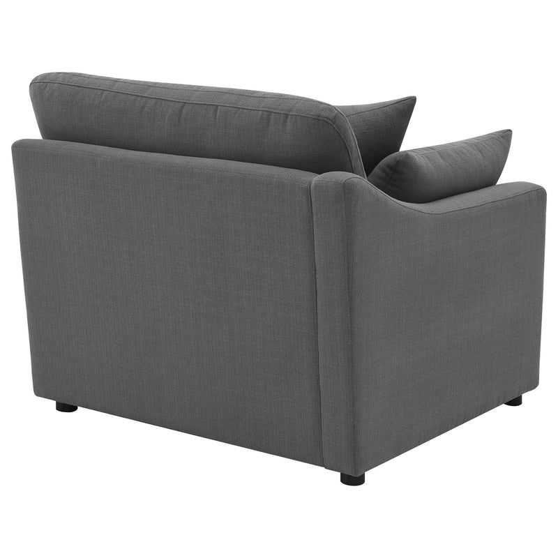 Hobson Upholstered LAF Chair Charcoal - 551458LAF