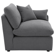 Hobson Upholstered RAF Chair Charcoal - 551458RAF