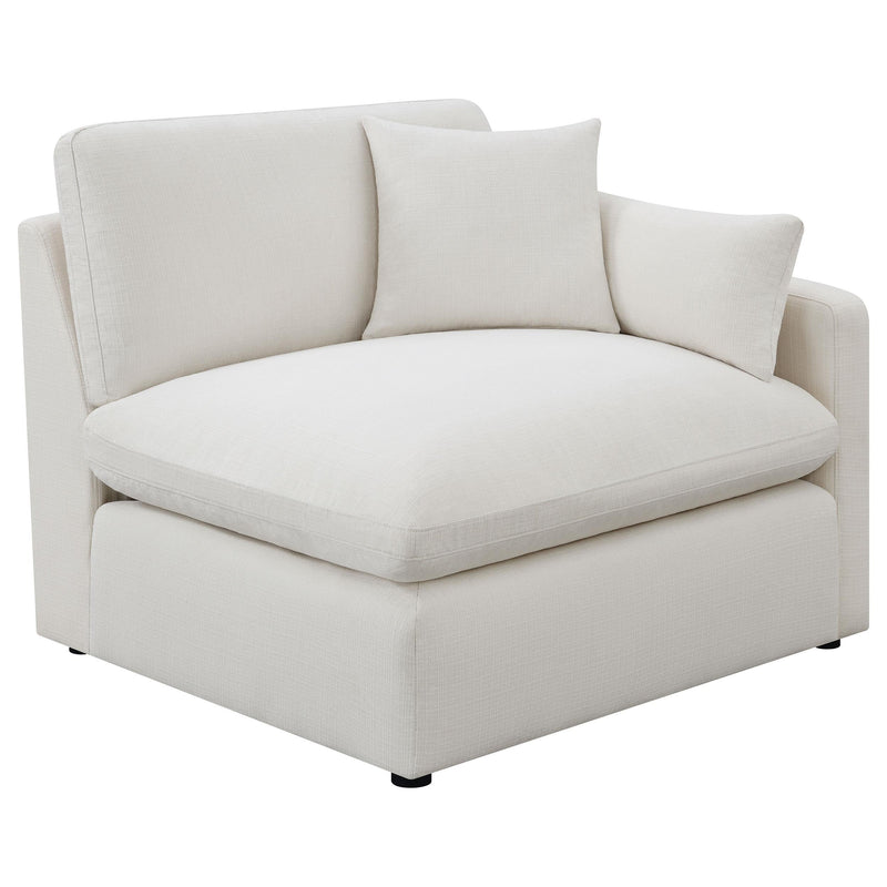 Hobson Upholstered RAF Chair Ivory - 551454RAF