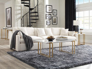 Hobson Upholstered RAF Chair Ivory - 551454RAF