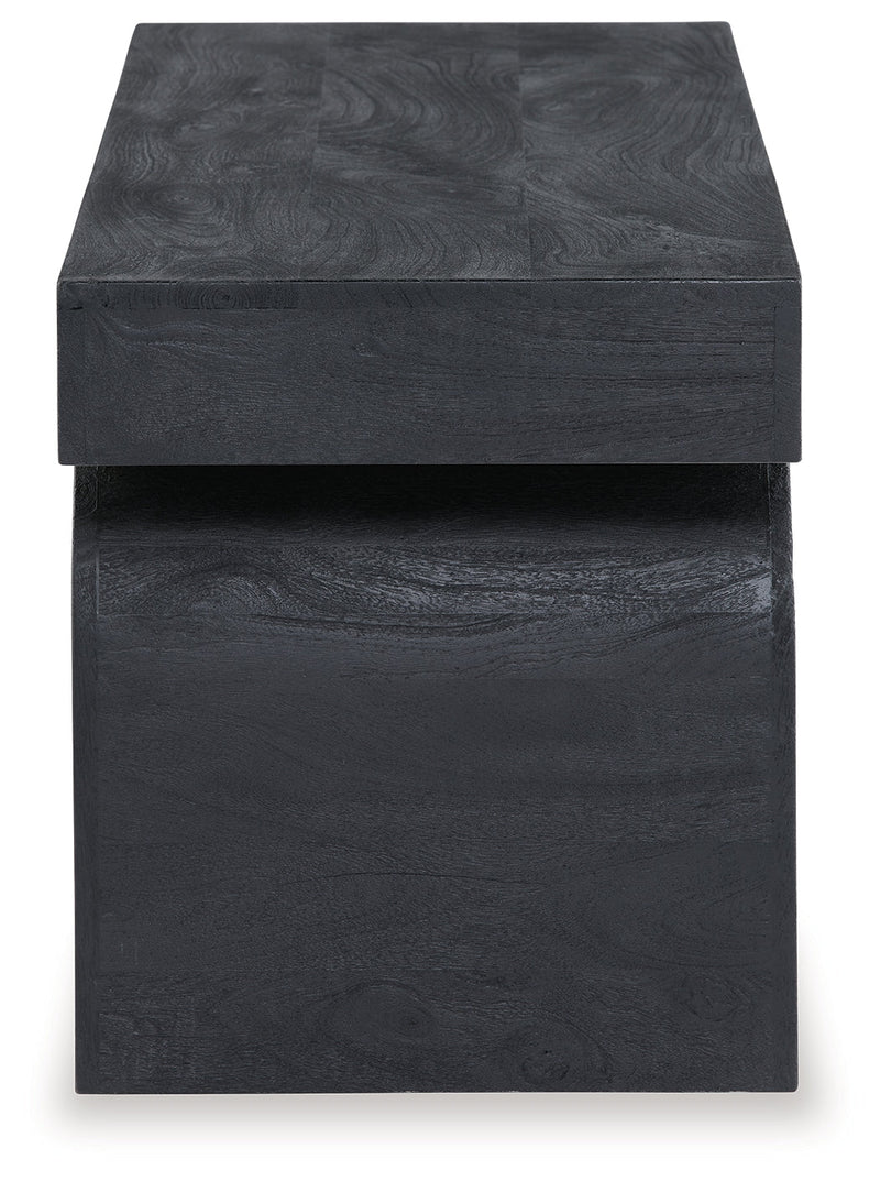 Holgrove Black Accent Bench - A3000683