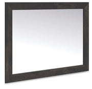 Hollivern Dark Gray Bedroom Mirror - PCB2108-36