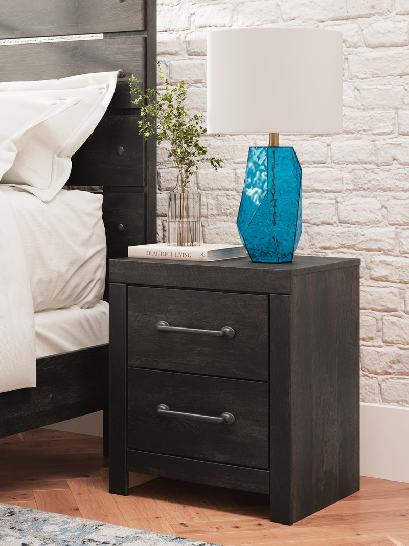 Hollivern Dark Gray Nightstand - PCB2108-92