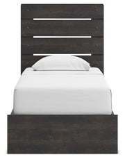 Hollivern Dark Gray Twin Panel Storage Bed - PCB2108B17