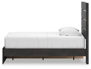 Hollivern Dark Gray Twin Panel Storage Bed - PCB2108B17