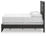 Hollivern Full Panel Bed and Dresser in Dark Gray - PKG021604