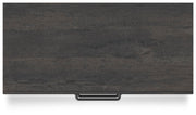 Hollivern Full Panel Bed, Dresser, Mirror and Chest in Dark Gray - PKG021602