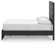 Hollivern Full Panel Storage Bed, Dresser, Mirror, Chest and 2 Nightstands in Dark Gray - PKG021632