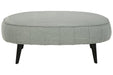 Hollyann Gray Oversized Accent Ottoman - Gate FurnitureOttoman