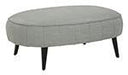 Hollyann Gray Oversized Accent Ottoman - Gate FurnitureOttoman