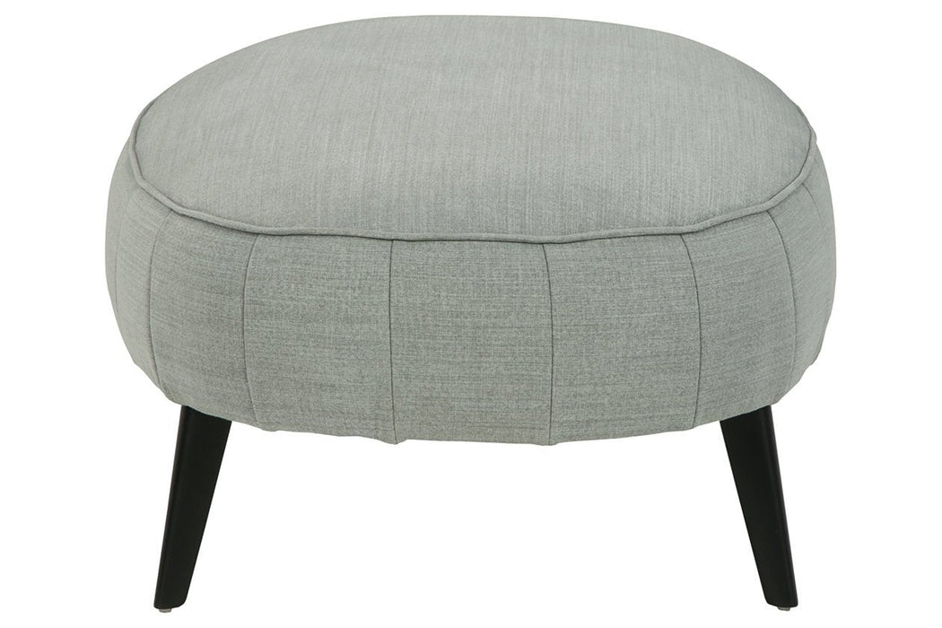 Hollyann Gray Oversized Accent Ottoman - Gate FurnitureOttoman