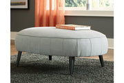 Hollyann Gray Oversized Accent Ottoman - Lara FurnitureOttoman
