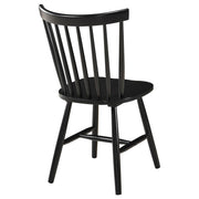 Hollyoak Windsor Wood Dining Side Chair Black (Set of 2) - 183042