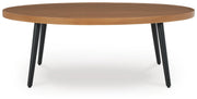 Horizon Hall Brown Outdoor Sofa, 2 Lounge Chairs, Ottoman and Coffee Table - P572P3
