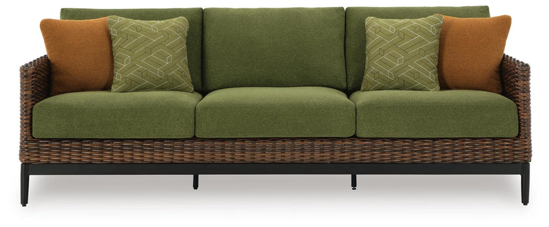 Horizon Hall Outdoor Sofa, 2 Lounge Chairs and 2 Ottomans - P572P4