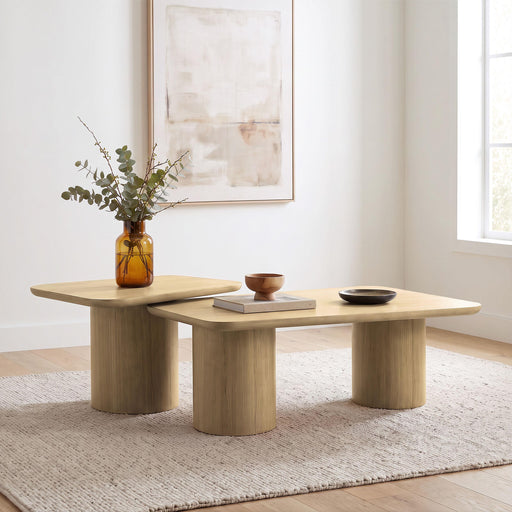 HP0426 Nesting Table 2 Pc Set Honey Oak - 700930