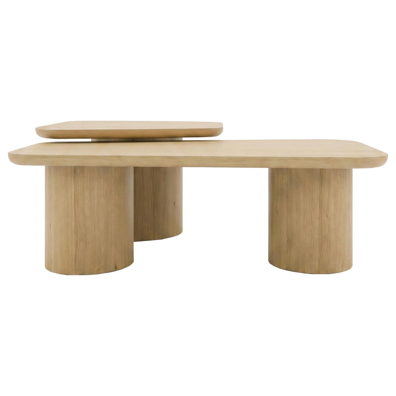 HP0426 Nesting Table 2 Pc Set Honey Oak - 700930