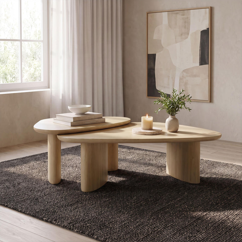 HP0426 Nesting Table 2 Pc Set Honey Oak - 701660
