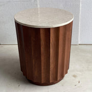 HP10.26 - India End Table in Brown / White - 701777