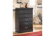 Huey Vineyard Black Chest of Drawers - Gate FurnitureChest