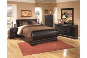 Huey Vineyard Black Chest of Drawers - Lara FurnitureChest